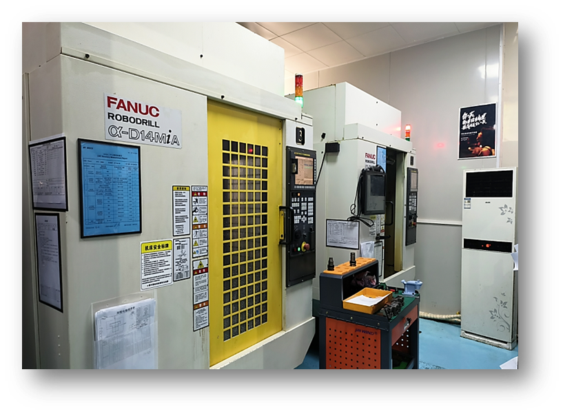 FANUC ROBODRILL at Derun BT Mold